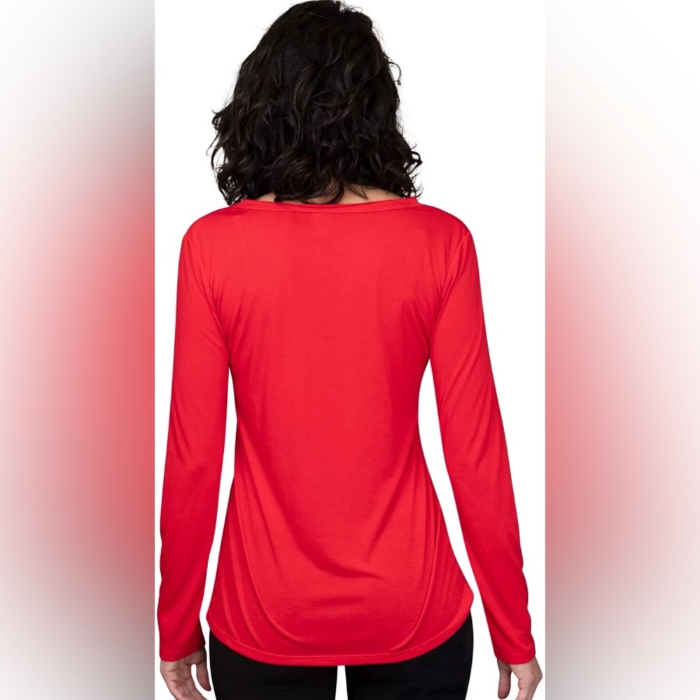 Concepts Sport Women's Washington‎ Capitals Marathon Knit Long Sleeve T-Shirt S - Picture 2 of 4